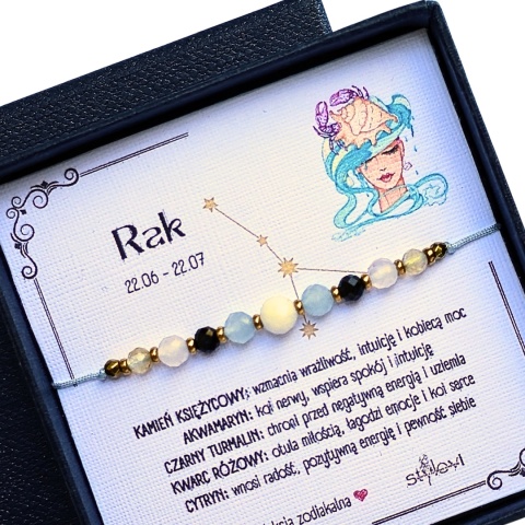 bransoletka – kolekcja zodiakalna – RAK bransoletka – kolekcja zodiakalna – RAK