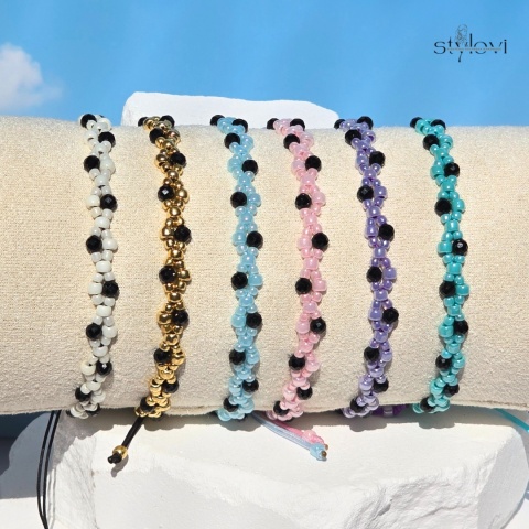 bransoletka ochronna na wakacje - Infinity Summer - turmalin, Toho TURQUOISE bransoletka ochronna na wakacje - Infinity Summer - turmalin, Toho TURQUOISE
