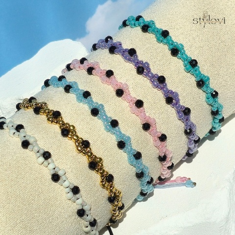 bransoletka ochronna na wakacje - Infinity Summer - turmalin, Toho TURQUOISE bransoletka ochronna na wakacje - Infinity Summer - turmalin, Toho TURQUOISE