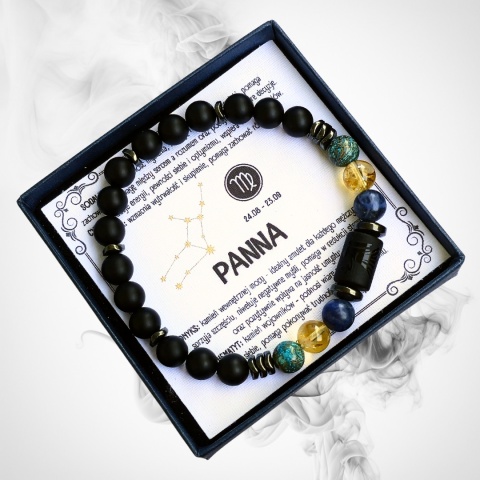 męska bransoletka – kolekcja zodiakalna – PANNA męska bransoletka – kolekcja zodiakalna – PANNA