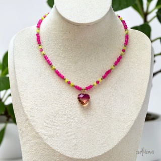 naszyjnik VIVA: jadeit, hematyt (40 - 45 cm)