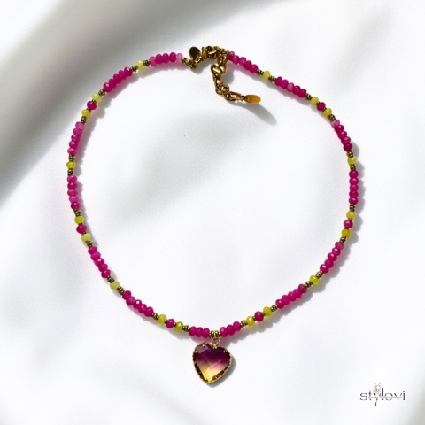 naszyjnik VIVA: jadeit, hematyt (40 - 45 cm)